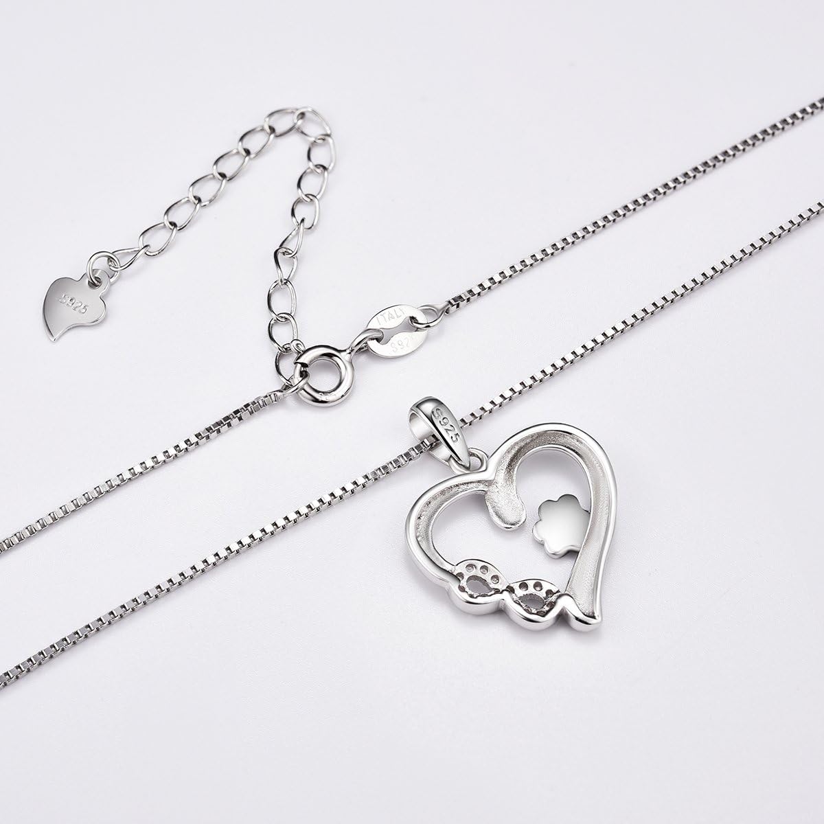 SOREA β Elegant Necklace with Paw, Heart, and Infinity Symbols for Animal Lovers