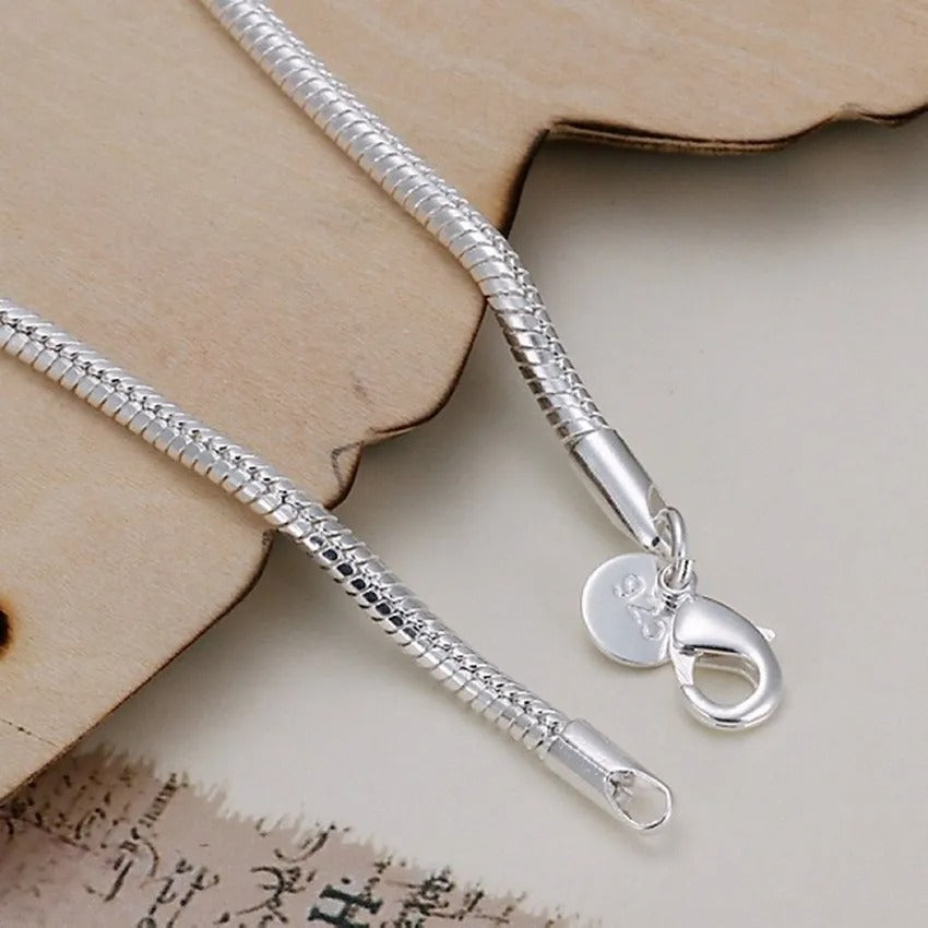 Simple Silver Bracelet with Single Candle Holder