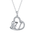 Charming Canine Heart Pendant-Westeryn