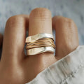 Silvergold Tether Ring | Mixed Gold-Westeryn