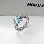 Moonstone Ring in Sterling Silver-Westeryn
