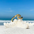 Gold Sea Wave Ring | Gold-Westeryn