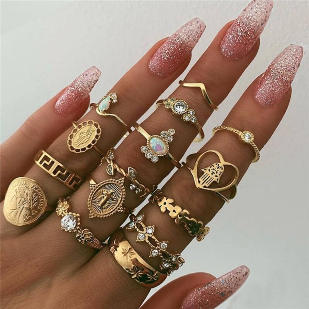 Unique Premium Pack of 8 to 12 Rings-Westeryn