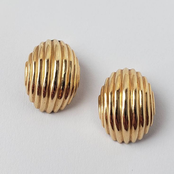 Vintage Embossed Gold Earrings-Westeryn