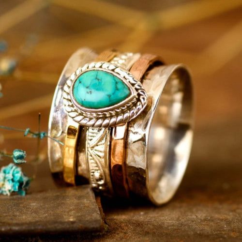Bohemian Vintage Turquoise Ring-Westeryn