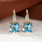 Mystic Stone Hoop Earrings | Gold-Westeryn