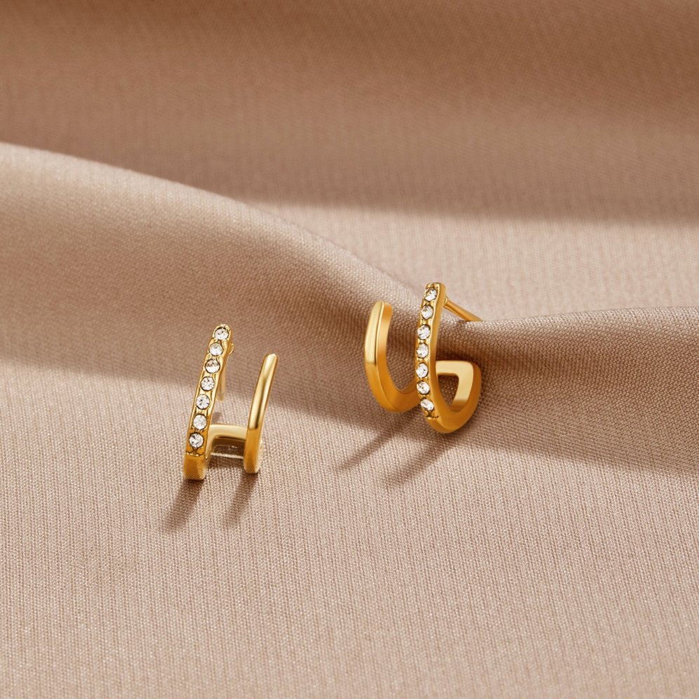 Claw Jewelry in Gold & Crystal