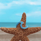 Sea Wave Ring in Opal and Silver-Westeryn