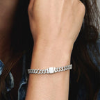 Pave Cuban Bracelet | Gold-Westeryn