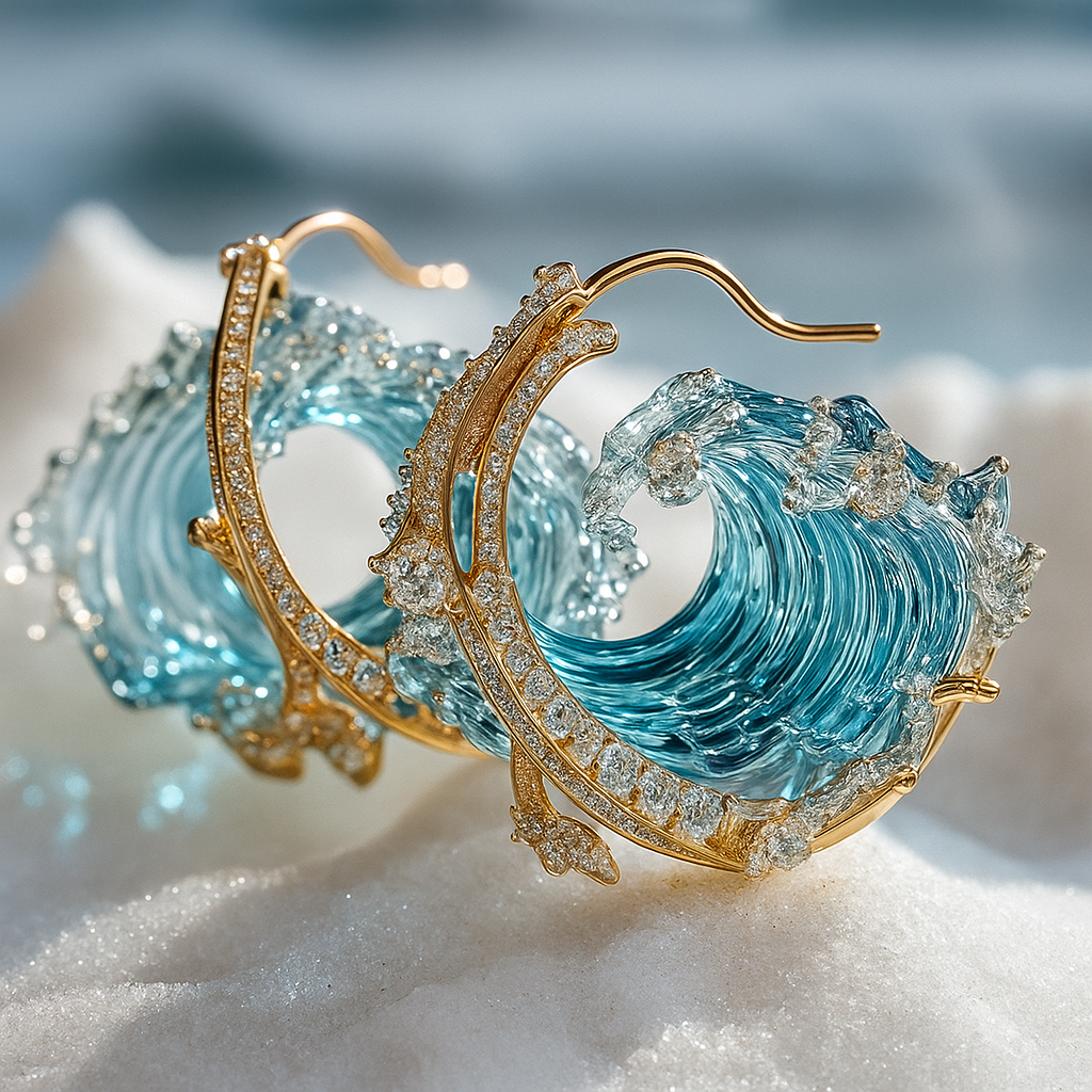 Vanessa | Stormy Sea Earrings-Westeryn