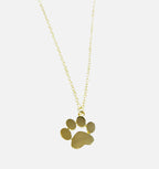 NIVA – Elegant Gold-Plated Necklace with Charming Paw Pendant-Westeryn