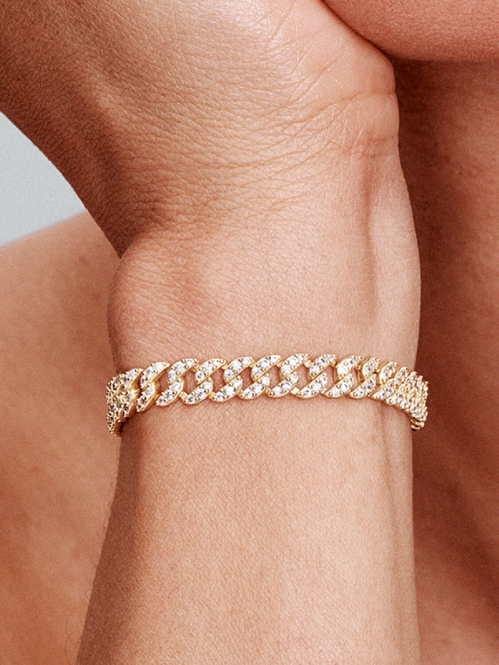 Pave Cuban Bracelet | Gold-Westeryn