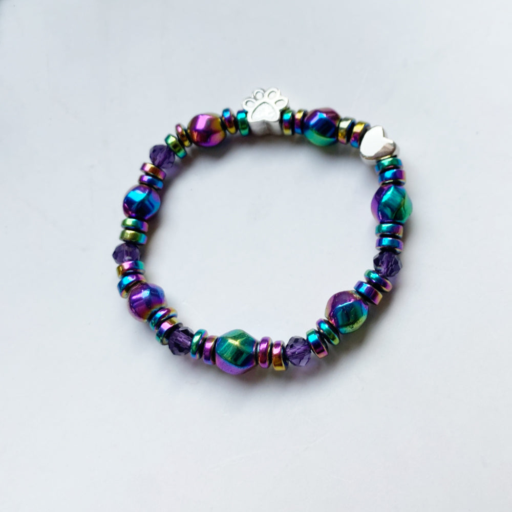 Whispering Paw Charm Bracelet