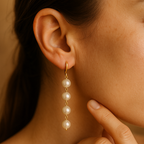 Shell | Pendant Earrings with Pearl-Westeryn