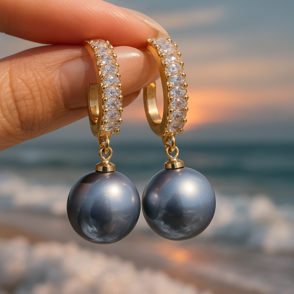Moana | Earrings with natural pearls-Westeryn