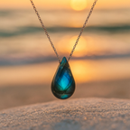 Lagoon | Necklace in labradorite-Westeryn