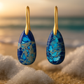 Lunarea – Blue Lagoon Earrings-Westeryn
