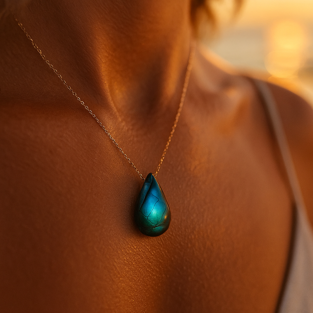 Lagoon | Necklace in labradorite-Westeryn
