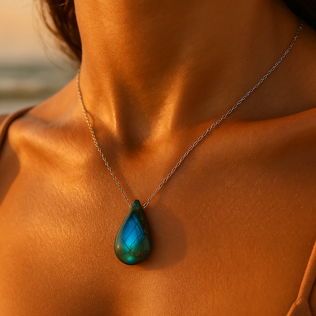 Lagoon | Necklace in labradorite-Westeryn