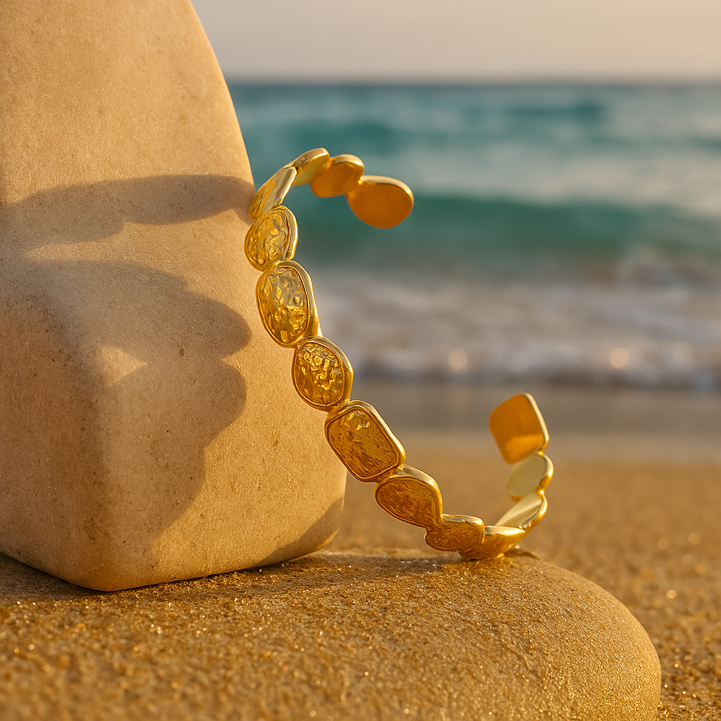 Ariel | Golden sand reflections