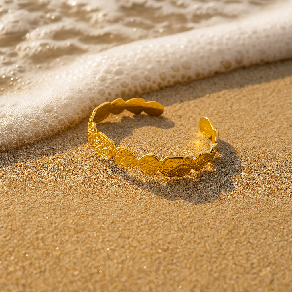 Ariel | Golden sand reflections