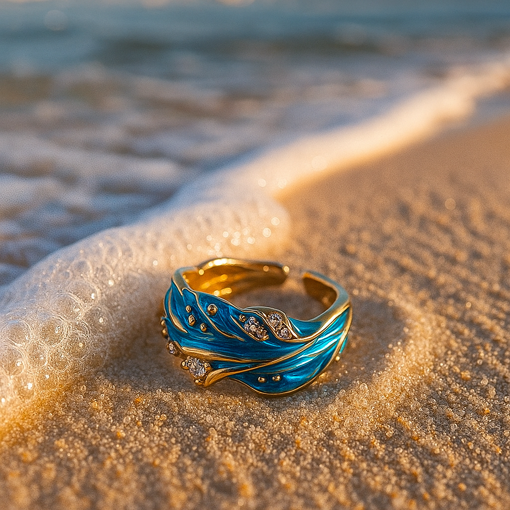 Ondine | Antique wave ring-Westeryn