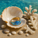 Ondine | Antique wave ring-Westeryn