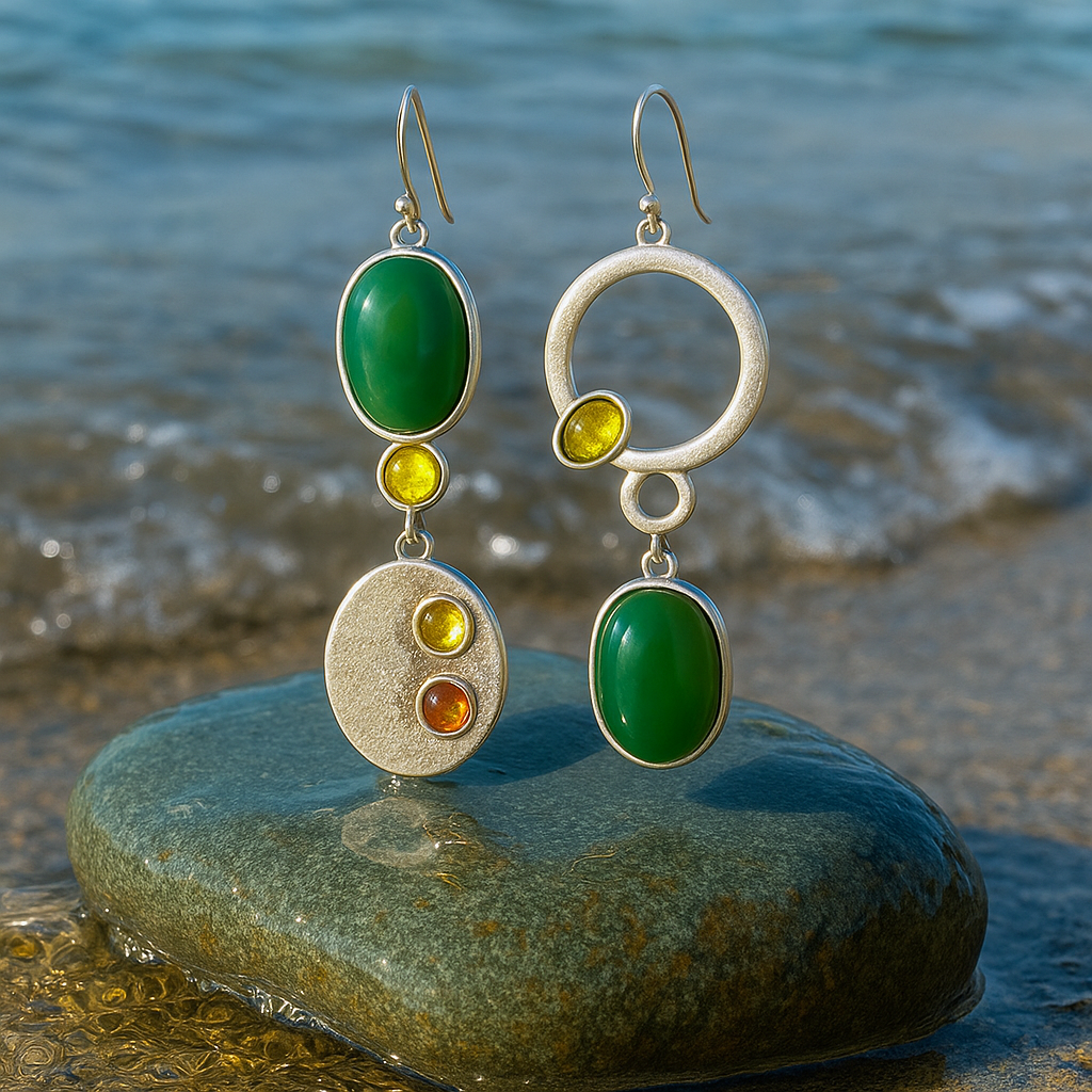 Sabrina | Silver Drop Earrings-Westeryn