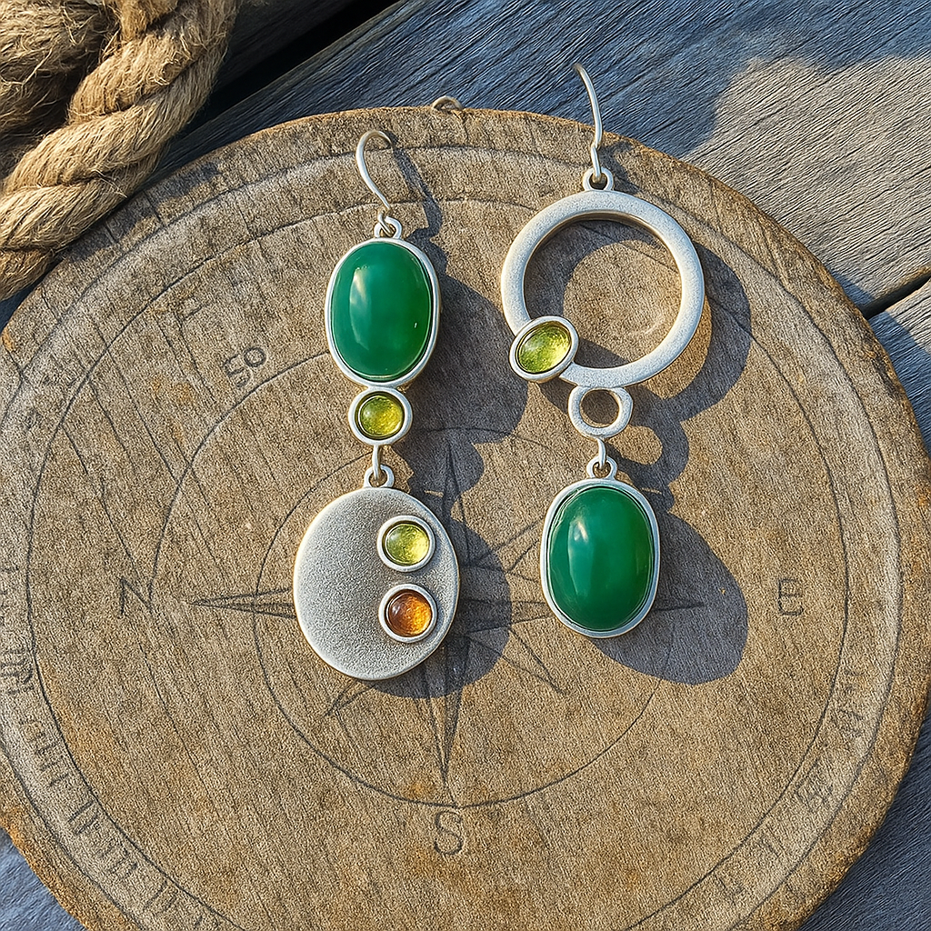 Sabrina | Silver Drop Earrings-Westeryn