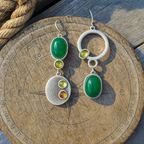 Sabrina | Silver Drop Earrings-Westeryn