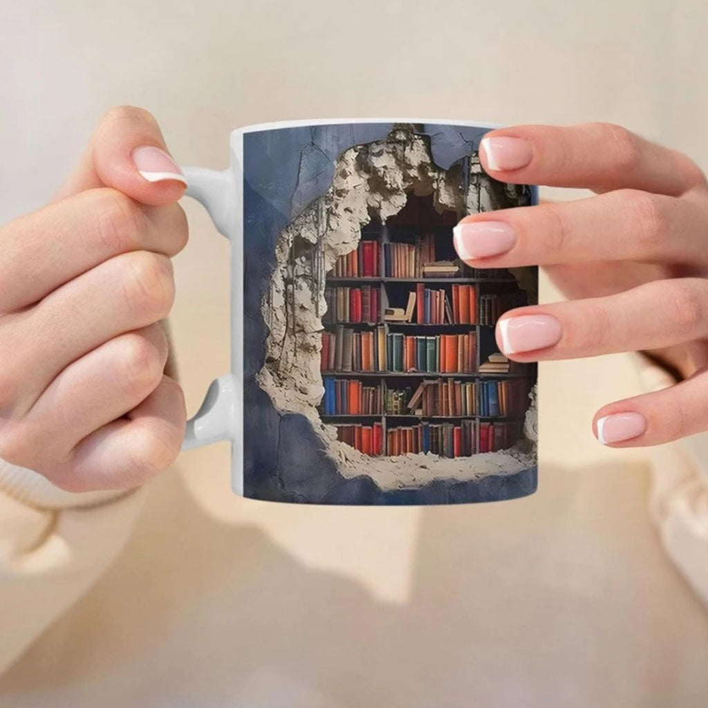 Handmade 3D Book Worlds Mug-Westeryn