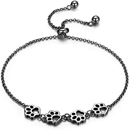MELIA – Elegant Adjustable Paw Bracelet Made of High-Quality 925 Sterling Silver
