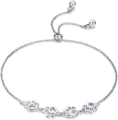 Whispering Paw Print Bracelet