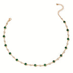 Emerald Green Pendant Necklace-Westeryn