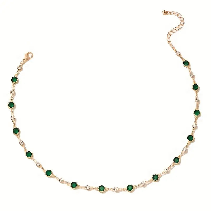 Emerald Green Pendant Necklace-Westeryn