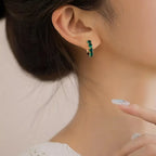 Coastal-Inspired Gold Drop Earrings-Westeryn