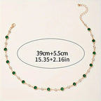 Emerald Green Pendant Necklace-Westeryn