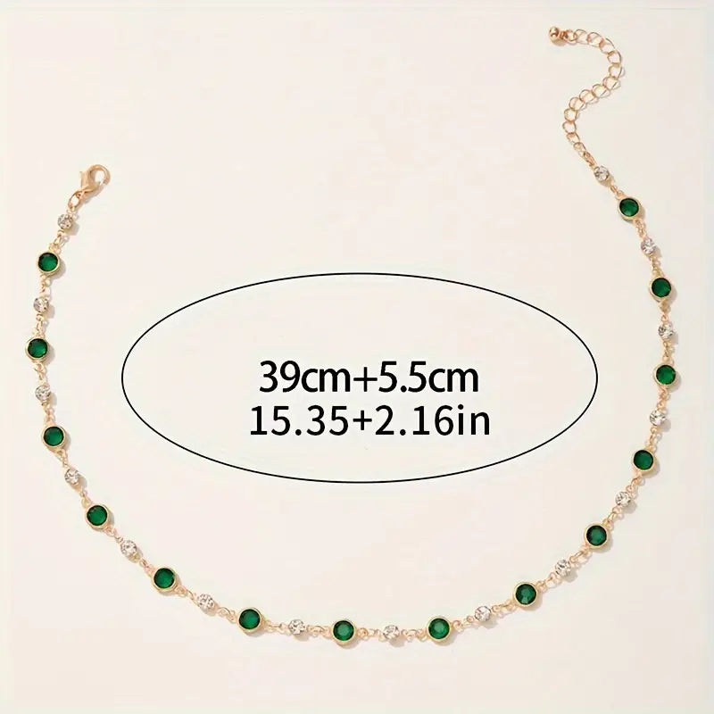 Emerald Green Pendant Necklace-Westeryn
