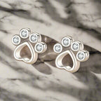 Celestial Paw Stud Earrings-Westeryn