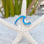 Sea Wave Ring in Opal and Silver-Westeryn