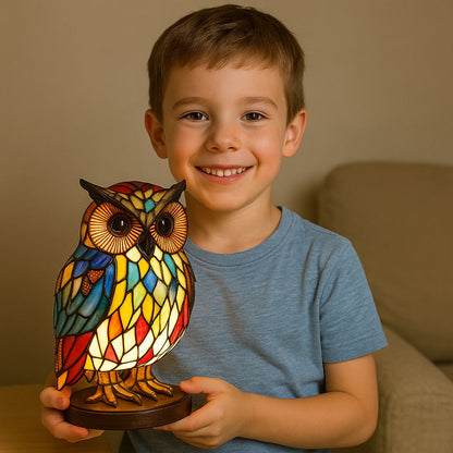Glow Owl - handcrafted lamp that makes hearts shine
