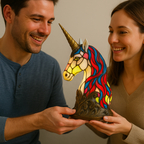 GlowUnicorn - handcrafted lamp that makes hearts shine-Westeryn