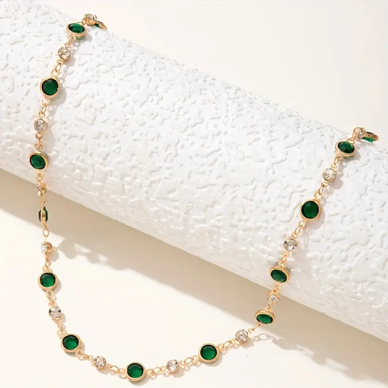Emerald Green Pendant Necklace-Westeryn