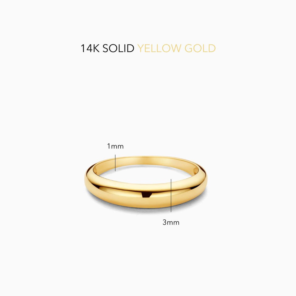 Midi Dome Ring | Gold-Westeryn