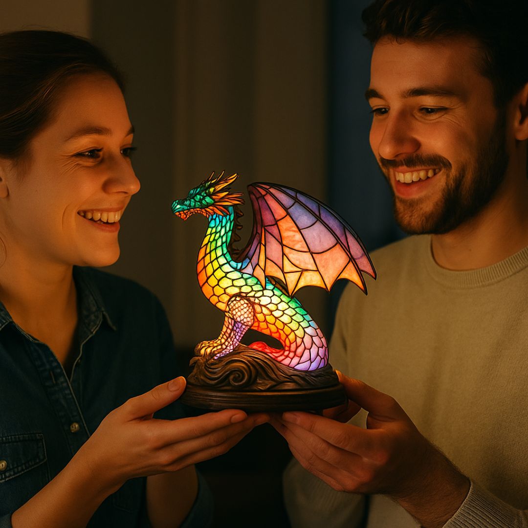GlowDragon - handcrafted lamp that makes hearts shine-Westeryn