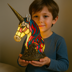 GlowUnicorn - handcrafted lamp that makes hearts shine-Westeryn
