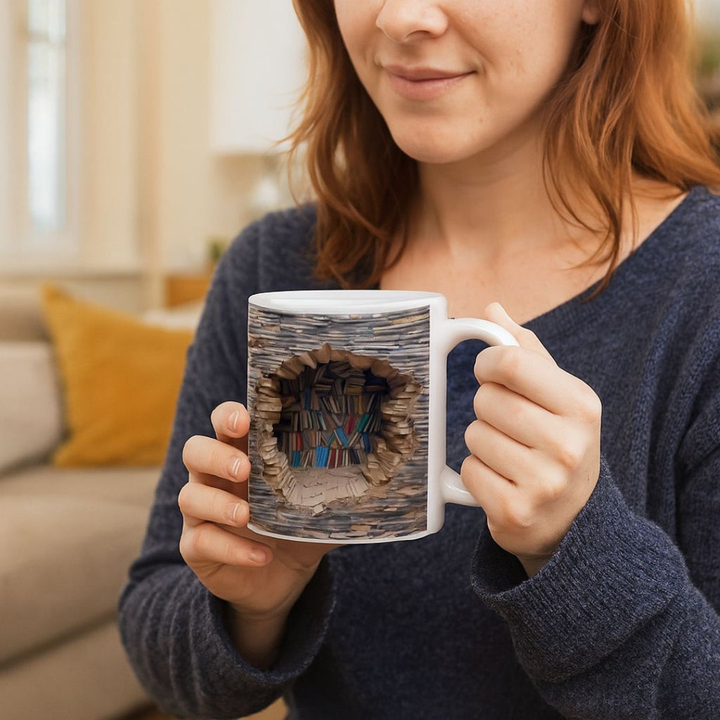 Handmade 3D Book Worlds Mug-Westeryn
