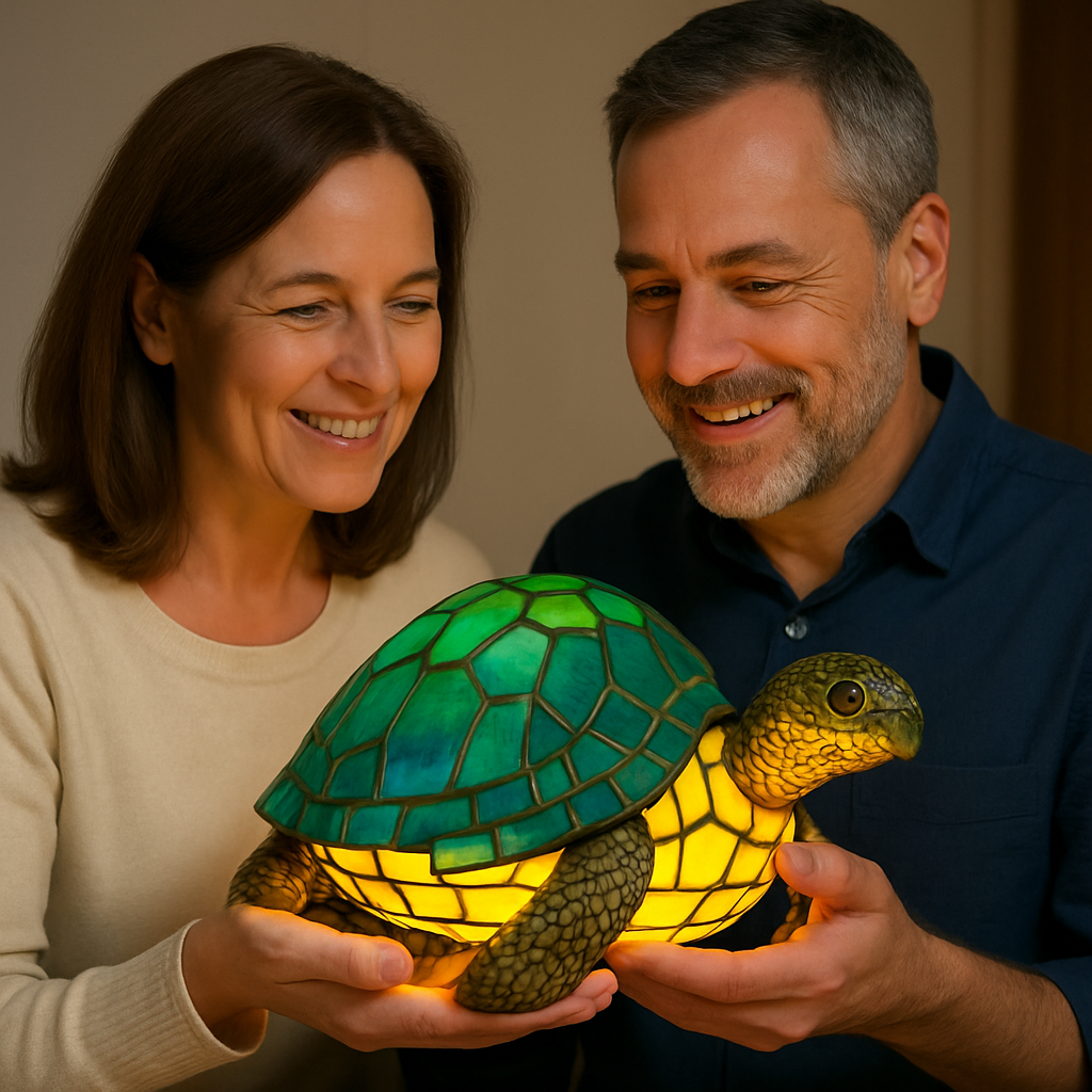 GlowTurtle - handcrafted lamp that makes hearts shine-Westeryn