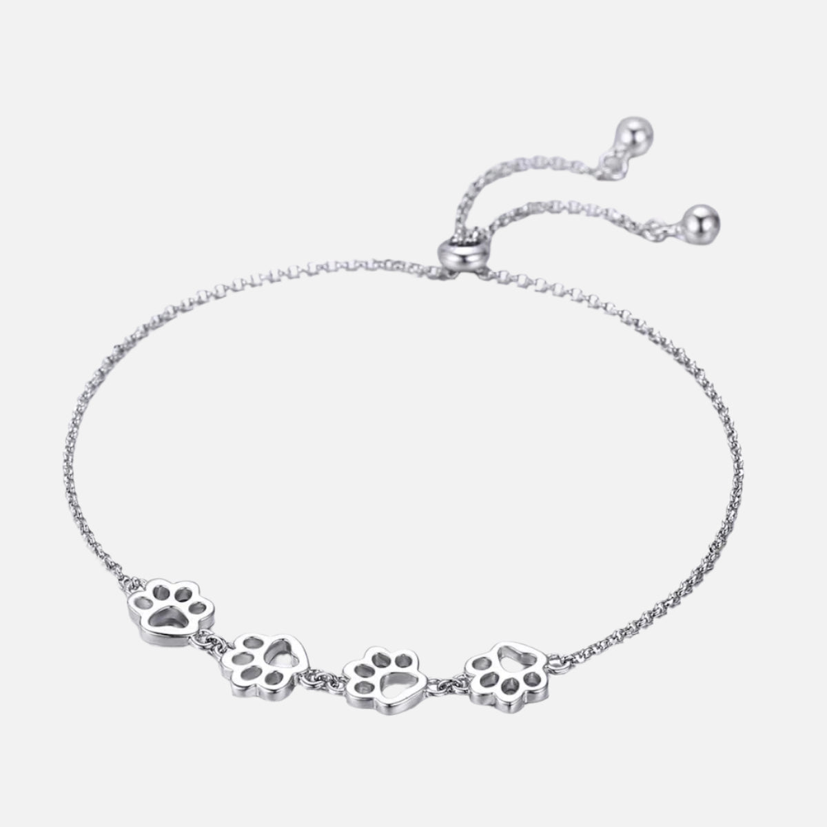 MELIA – Elegant Adjustable Paw Bracelet Made of High-Quality 925 Sterling Silver