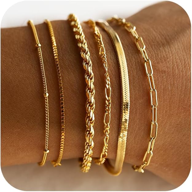 Isabella Vernetta bracelet set | Gold-Westeryn